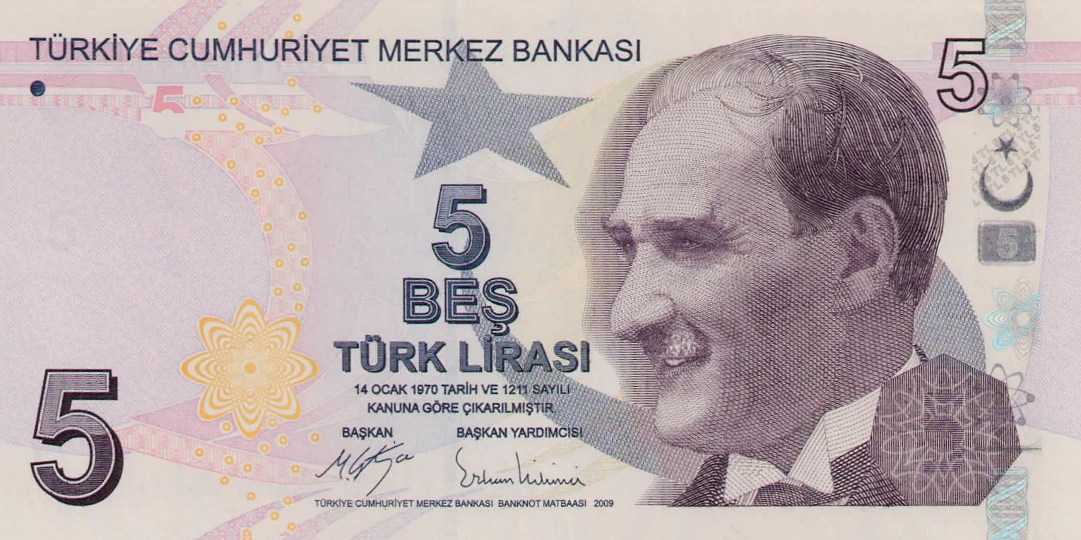 9.Emisyon 5 Türk Lirası III.Tertip